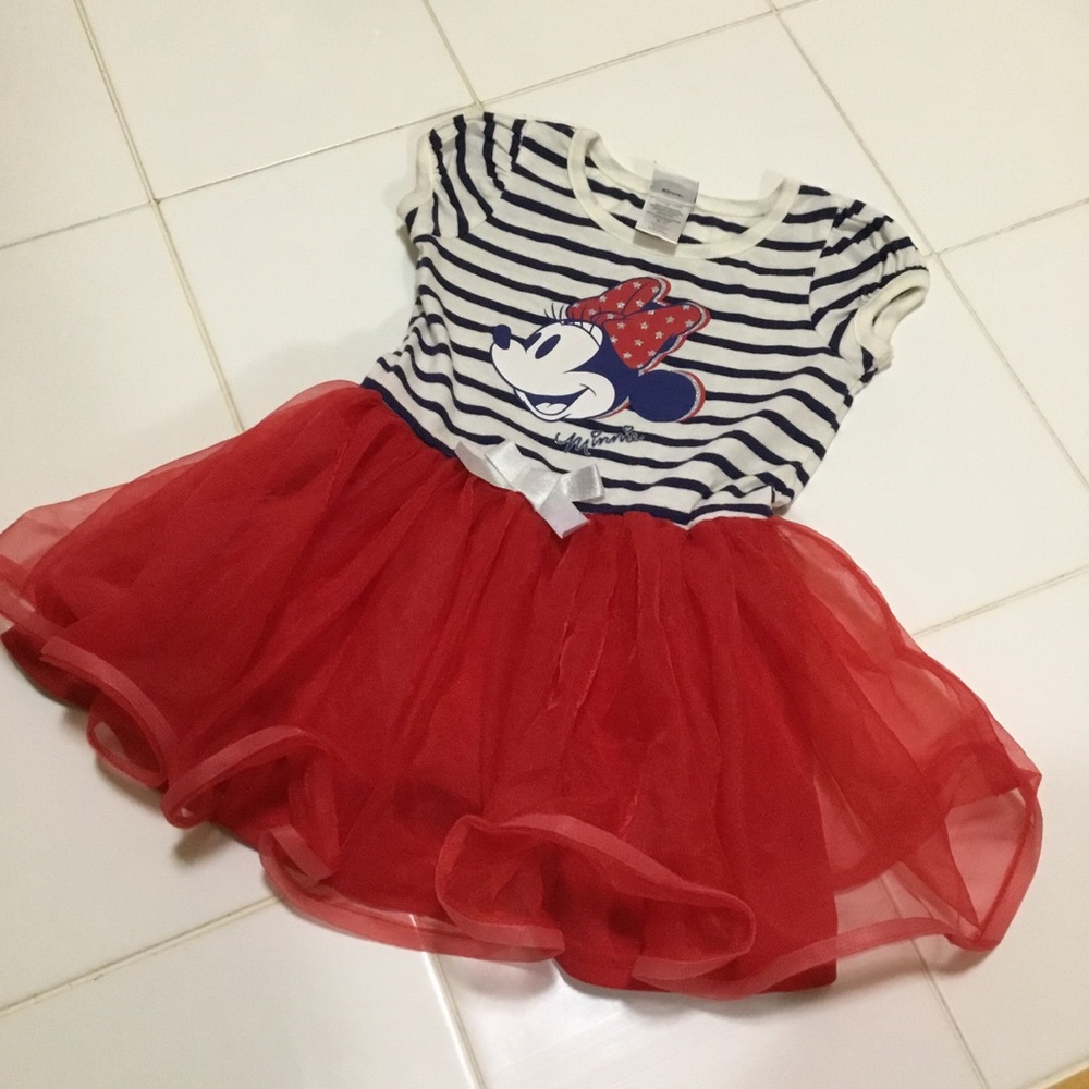 DISNEY TODDLER GIRLS MINNIE MOUSE DRESS